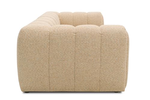 DOMO. collection Sofa Salto, 3-Sitzer Bigsofa mit Taschenfederkern, 3er Couch, Modulsofa, Polstergarnitur, 118 x 254 x 69 cm (BxTxH), beige – Bild 5