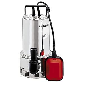 Einhell GC-DP 1020N Clean / Dirty Water Pump | 1000W Stainless Steel Submersible Pump, 18,000 L/H, Float Switch, 10m…