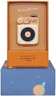 Muzen Button Light orange bluetooth speaker for outdoor party party travel mini pocket Radio