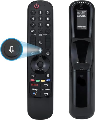 Fourmor Original Voice Remote Control - Replacement LG Remote Control for Smart TV,LG Magic Remote AN-MR22GA with Voice and Pointer Function,Compatible for 2022-2019 LG TVs Remote.