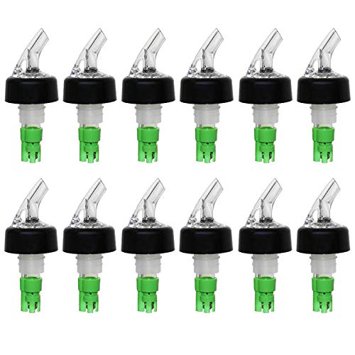 BarConic® Measured Liquor Pourers - GREEN - 0.75 OUNCE - PACK OF 12