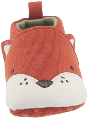 Gerber Baby Moccasins Crib Shoes Newborn Infant Neutral Boys Girls, Fox Orange, 3 6 Months Unisex #TOP1