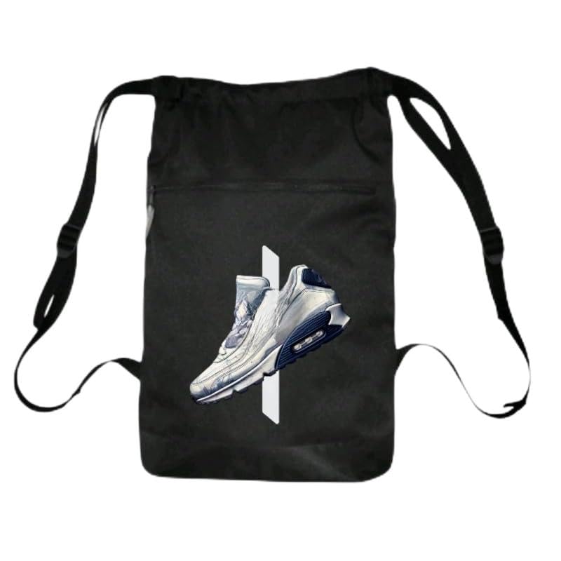 Mochila Esportiva Ideal para Academia, Futebol Escola Passeio e Lazer com Alças Ajustáveis (LOGO TÊNIS)