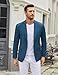 COOFANDY Mens Casual Sports Coat Slim Fit Lightweight Fashion Blazer Jacket Single Breasted Suit Coats Blue