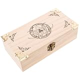 Utilisation multi-occasions : la conception polyvalente de la boîte de tarot lui permet d'être utilisée avec d'autres jeux de cartes, ce qui en fait un ajout multifonctionnel à votre collection, conteneur de rangement rectangulaire, porte-cartes de tarot