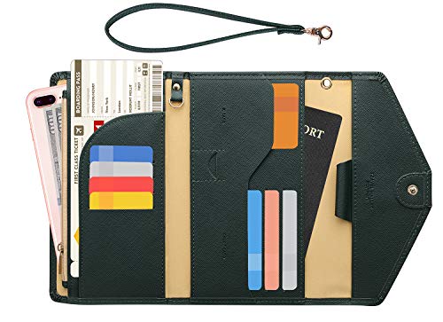 ZOPPEN Passport Holder Travel Wallet (Ver.5) for Women Rfid Blocking Multi-purpose Passport Cover Case Document… - Image 3