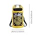 Yiju Dry Bag Backpack with Handle Mesh Pocket Sturdy IPX6 Waterproof Large Capacity for Travel Camping Fishing Boating, Yellow