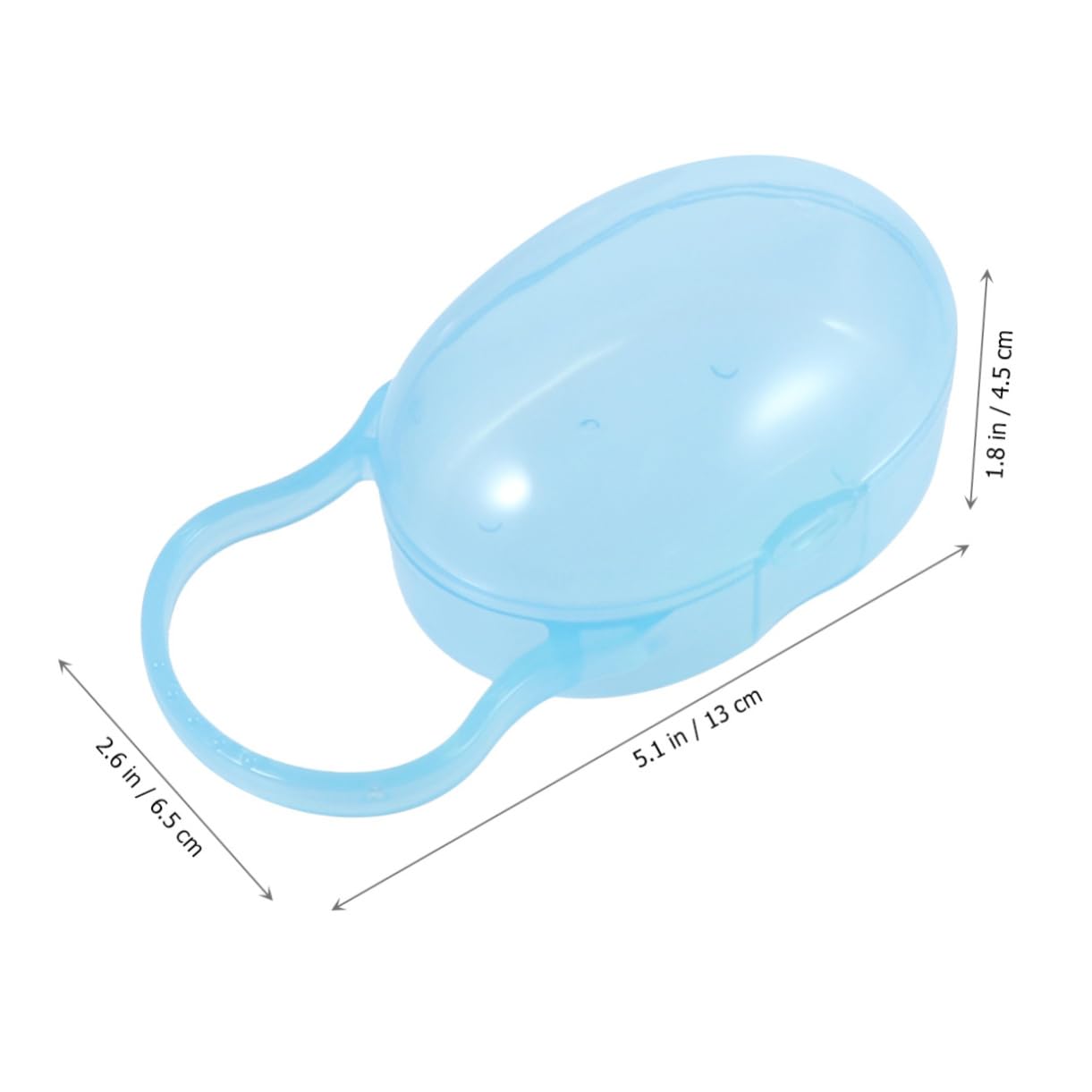 Milisten Pacifier Case Holder Box 4pcs Pack Portable Baby Pacifier Storage Made of Healthy Pp Safe Easy to Clean