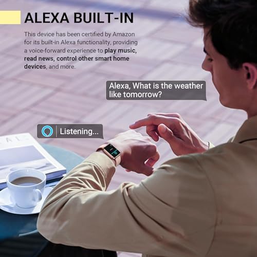 Quican ID208 PLUS Smartwatch For Women, Compatible With Android & Iphone, 1.8'' Fitness Tracker Watch With Alexa, Call & Notification Alerts thumb #2