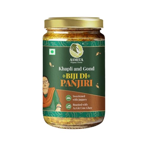 Image of Asmita Organic Farms Panjiri 550g | Postpartum & Postnatal Nutrition | Traditional Immunity Booster for Women, Kids & Adults | Made with 21 Powerful Ingredients | Energy & Recovery Superfood
