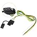 Oyviny Vehicle-Side 4-Pin Flat Trailer Wiring Harness 4Ft Heavy Duty 4 Pin Female Trailer Connector Pure Copper Wire Car Side Trailer Plug 4-Way Flat 48 Inch