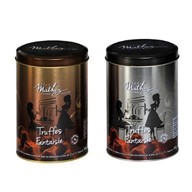 2x500g Chocolat Mathez Fine French Cocao Powdered Chocolate Truffles Fantaisie