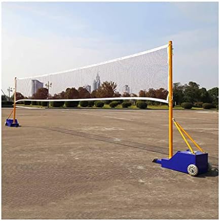 Adjustable Portable Net Stand for Badminton, Tennis, and Volleyball, Steel Frame with Stable Base for Outdoor Sports,Style 3-5
