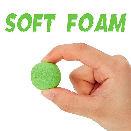 24 Pieces Refill Balls Soft Foam Balls Approx 1.2 Inch In Diameter, Power Foam Ball Refills (Green) #TOP13