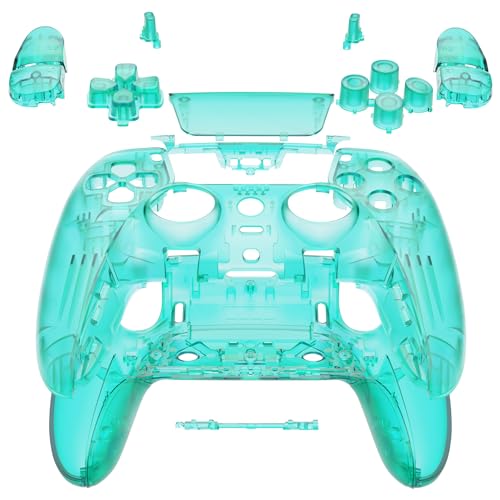 eXtremeRate Full Set Housing Shell w/Buttons Touchpad Compatible with p 5 Edge Controller, Emerald Green Replacement Decorative Trim Shell Front Back Plates Compatible with p 5 Edge Controller by eXtremeRate - Used condition - CA$36.09