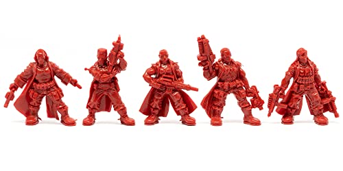 Fantasy Battles Creature Mini Action Figure Playset- Space Rebels 2 Êº Fantasy Figures - XL 1/32nd Scale DND 5 pcs Characters Accessories RPGs and DM Soldiers