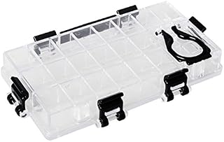 Healifty Plastic Watercolor Box Paint Palette Box Airtight 24 Deep Wells for Watercolor Gouache Oil Painting