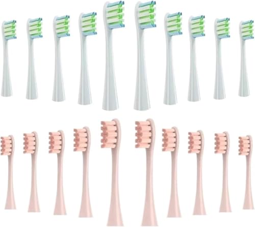 20 �̃u���V�w�b�h�����p Oclean X/X PRO/Z1 �u���V�����\�A���u���V�_�炩����(10 White 10 Pink)
