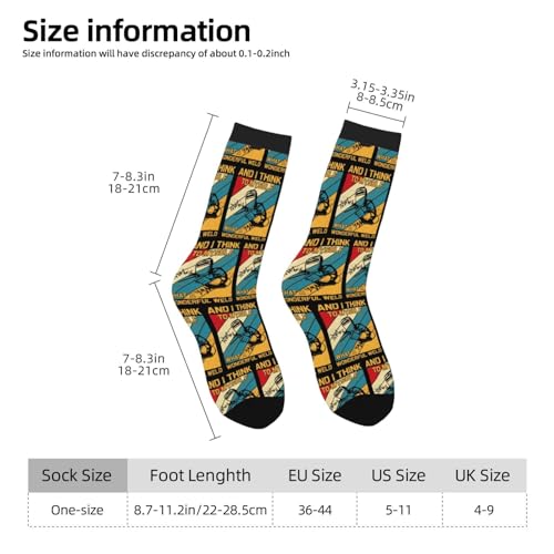 And I Think To Myself What A Wonderful Weld Welder Socks For Men Women Gift Sport Crew Socks Funny Wicking Socks3