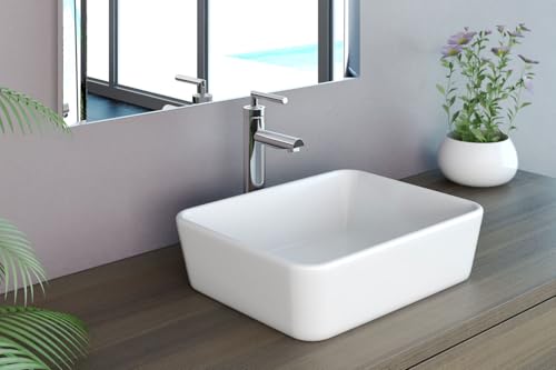Neg Keramik Aufsatzwaschbecken Uno32A rechteckig 47,5 x 37 x 13,5 cm