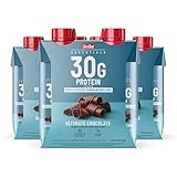 SlimFast Essentials 30g Protein Shake Chocolate, Protein Shakes Ready to Drink, Muscle Support, 1g Sugar, 25 Vitamins and Minerals, 3g Net Carbs, Ultimate Chocolate, 12 Count