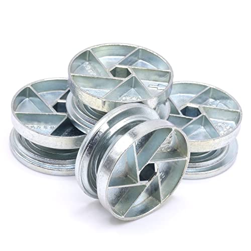 ReplacementScrews Bed Frame Cam Wheel Locks Compatible with IKEA Part 114670 (MALM, SONGESAND, BRIMNES) (Pack of 4)