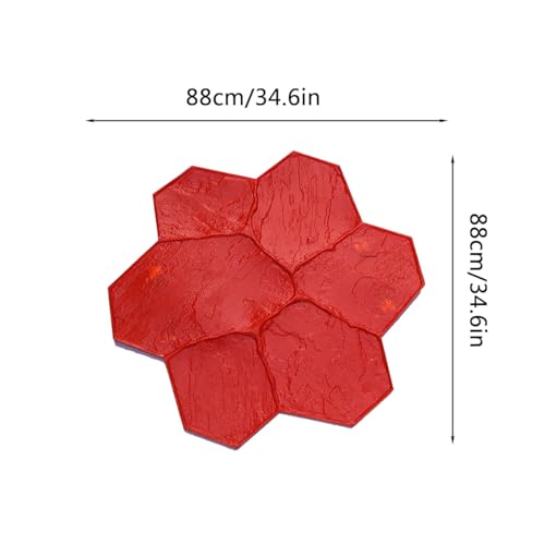 Moldes para estampado de hormigón antideslizante que transforman pavimentos en relieve 2