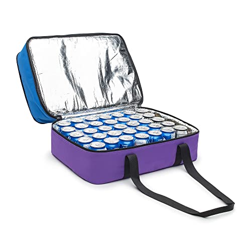 Mojecto Extra Large Dual Insulated Casserole Carrier Cooler Bag. Heavy-Duty Fabric, Thick Insulation, Heat-Resistant Liner, Large Zipper. Fit 9×13 In Hot/Cold Dish #TOP6