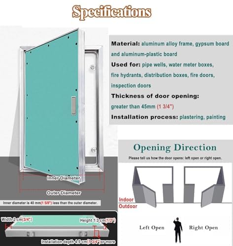 Panel de acceso de aluminio elegante con diseño enrasado para hoteles y proyectos de lujo 2