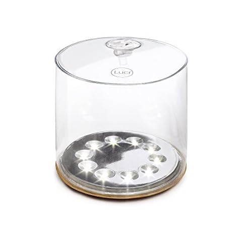 MPOWERD Luci - The Original Inflatable Solar Light, Clear Finish Cover