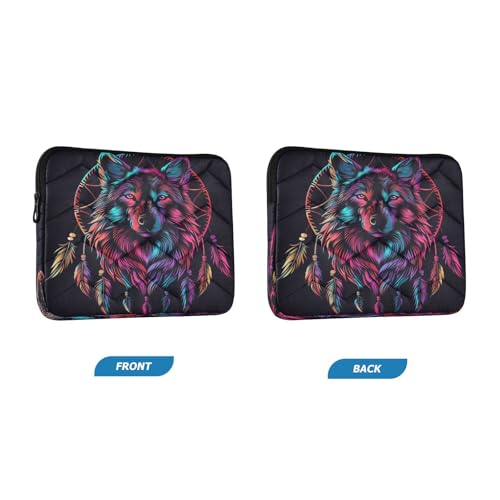 Funda portátil ALAZA Dreamcatcher Wolf 13-14 pulg miniatura 2