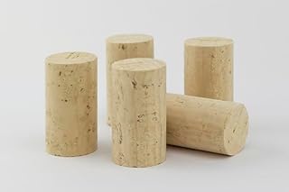 100 Natural Wine Corks #9 44x24 (15/16" diameter by 1 3/4" lenght) - SLIMCORK (R) PATENTED (Not Agglomerated cork) for Proper Aging - Made in Portugal - DIRECT FROM PRODUCER (Not Branded, 100pcs) -