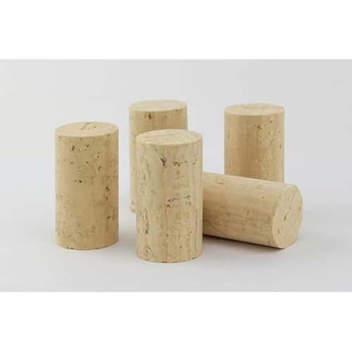 500 Natural Wine Corks #9 44x24 (15/16" diameter by 1 3/4"lenght) - SLIMCORK (R) PATENTED (Not Agglomerated cork) for Proper Aging - Made in Portugal - DIRECT FROM PRODUCER (Not Branded, 500 pcs)