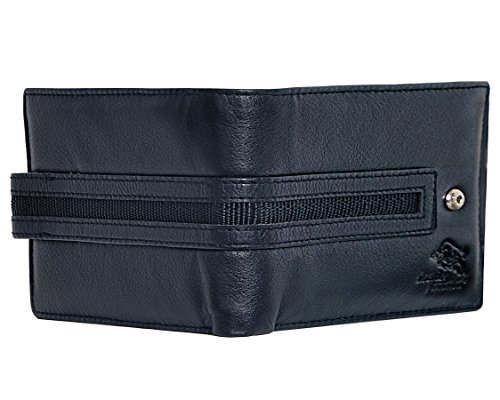 Image of Black Wallet and Key Ring Combo