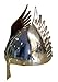 Medieval Norman Nasal King's Deluxe Winged Emperor Helmet - Rustic Vintage Home Decor Gift