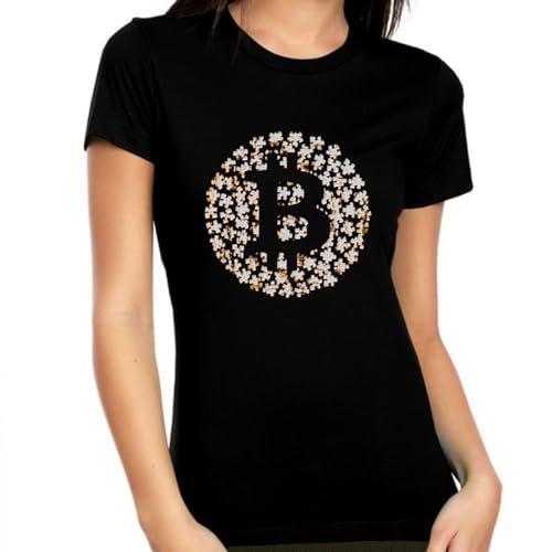 Bitcoin Shirt for Women Bitcoin Logo Womens Crypto Shirt Cryptocurrency Bitcoin Gift BTC Bitcoin Puzzle