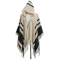 Winterponcho voor dames, met rolkraag, gebreide poncho voor dames, winterjas, zachte kasjmier, winterponcho, geruit, poncho, elegante dekensjaal, katoenen wintersjaal, lusvormige halsdoek, gebreide Winterponcho voor dames, met rolkraag, gebreide poncho voor dames, winterjas, zachte kasjmier, winterponcho, geruit, poncho, elegante dekensjaal, katoenen wintersjaal, lusvormige halsdoek, gebreide