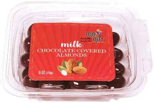 Mr.Nut Milk Chocolate Covered Almond , Hazelnut, Pistachio, Raisin Variety 4 Pack_AB
