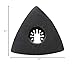 XXGO 3 Pcs 3-1/8 Inch 80mm Triangular Hook & Loop Oscillating Multi Tool Sanding Pads No.XG5508