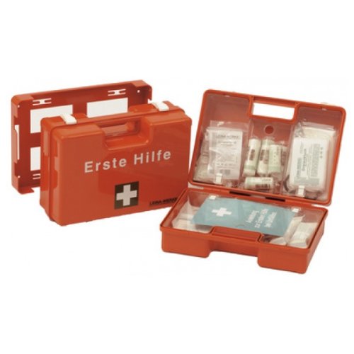 LEINA Erste-Hilfe-Koffer MAXI, Inhalt DIN 13169, orange