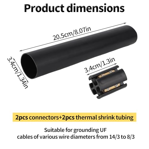 Evite cortocircuitos con el kit de empalme de cable UF y conectores de cable subterráneo 2
