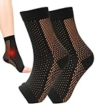 Neuropathie-Socken für Damen | Kompressionssocken ohne Zehen, Kompressionssocken mit offener Zehenpartie,Offene und zehenlose Kompressions-Knöchelbandage zum Wandern und nächtlichen Fußkribbeln