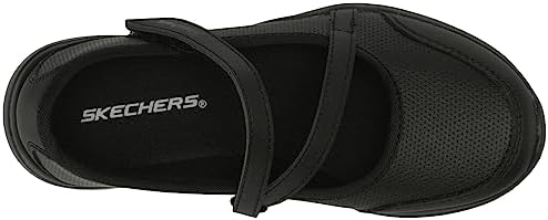 Skechers Kids MICROSTRIDES-School Bus KIC Sneaker, Black/Black, 13 US Unisex Little Kid | Image 4