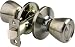 Brinks 2114-109 Tulip Style Door Knob for Hall and Closet Doors, Antique Brass