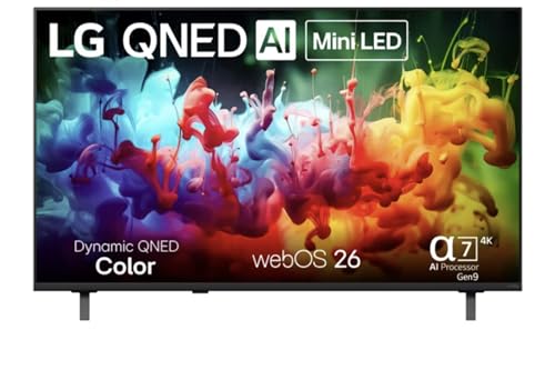 LG 43QNED75BUA 43' Mini LED Smart TV with 4K AI Super Upscaling (2026)
