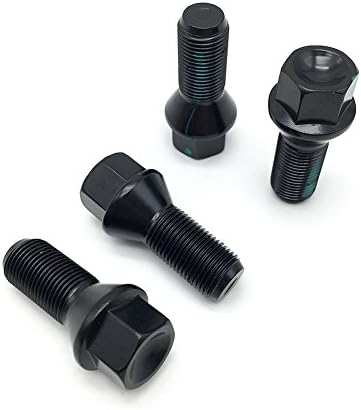 WayJun 4 Pcs Wheel Lug Nuts M14 X 1.25 for BMW F30 F35 F10 F02 E70 36136781151