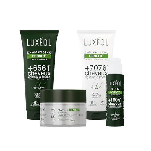 Luxéol densité capillaire retrouvez du volume grâce au shampooing et soin sérum ciblé