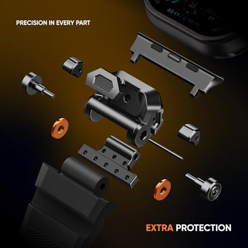 [Suitisbest] コンパチブル アップルウォッチ バンド Ultra 49mm 46mm 45mm 44mm 42mm Apple Watch Ultra バンド スポーツ Apple Watch ベルト リキッドシリコン 柔らかい Series 11/10/9/8/7/SE/6/5/4/3 ウルトラ 運動 軽量 耐久性 防汗 男性 メンズ ブラック ﻿