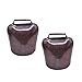 EXCEART 2 Pcs Cloche de berger Super forte en bronze rouge, accessoires antivol, cloche de ferme, clochettes de cuivre de mouton de cheval