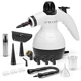 TICYACK Handheld Steam Cleaner with 16 Accessories & Safety Lock, White